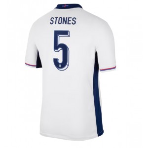 Fotbalové Dres Anglie John Stones #5 Domácí Oblečení ME 2024 Krátký Rukáv